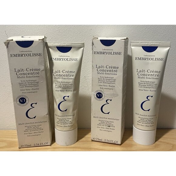 Embryolisse Concentrate Lait Cream Nourishing Moisturizer 2.54oz 75ml 2 BOXES - Picture 2 of 8
